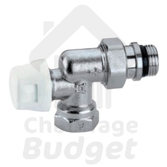 Corps robinet thermostatique équerre inversé mf1/2" pour radiateur
