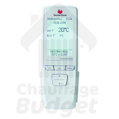 Thermostat d'ambiance communicant sans fil E7R B-B