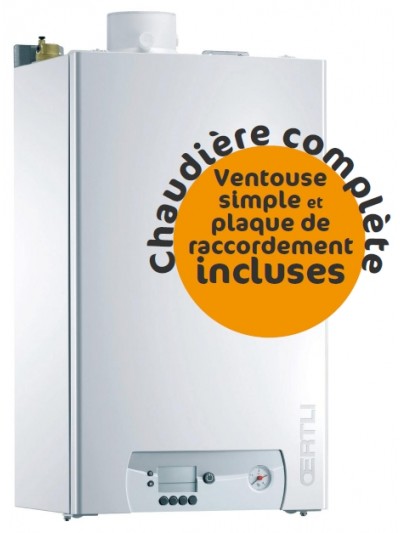 Chaudière Gaz Oertli GMR 1024 - Complète
