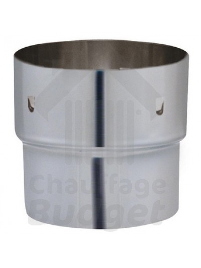 Chauffage-Budget: fumisterie inox adaptateur conduit rigide - tubage diamètre 125